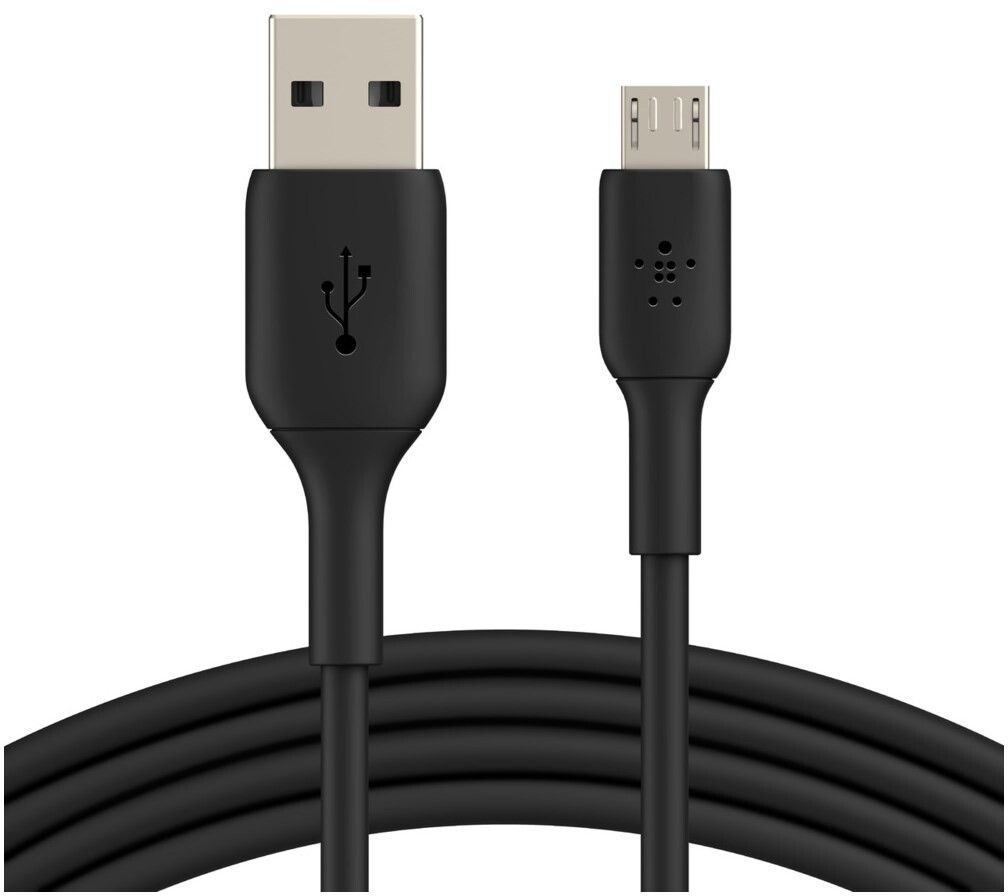 Belkin USB-A to MicroUSB Cable - Vit | Mac - Generella Mac-tillbehör - Kablar & adaptrar - USB-A-kablar - USB-A till MicroUSB-kablar | AlltMobil