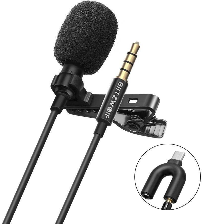 BlitzWolf BW-CM1 Lavalier Microphone with Clip