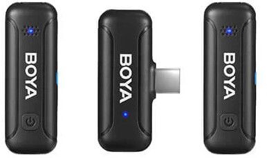 Boya BY-WM3T-U2 Dual Wireless Microphone with USB-C | iPhone - Generella tillbehör - Foto & film - Mikrofoner - Trådlösa mikrofoner - Trådlös genom USB-C | AlltMobil