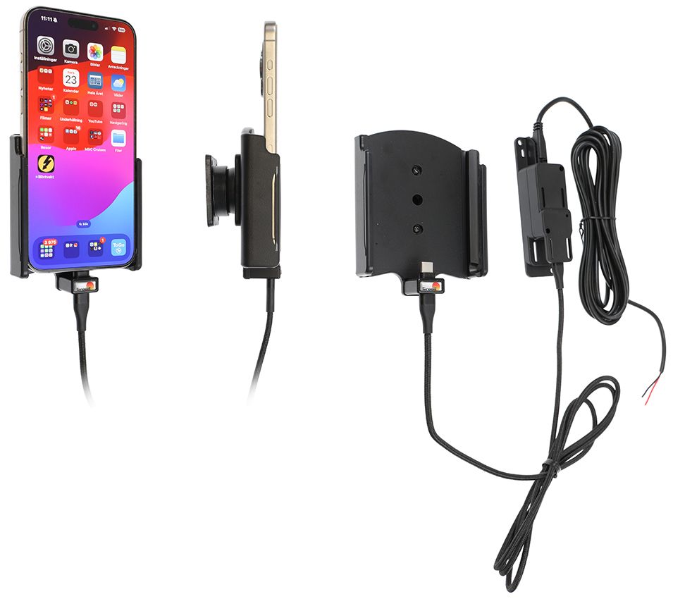 Brodit Aktiv hållare för fast installation 727375 (iPhone 15 Pro Max) |  | AlltMobil