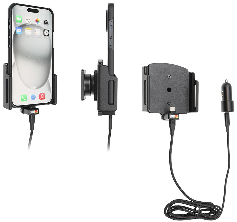 Brodit Aktiv hållare med USB-C-laddning 721377 (iPhone Max/Plus) |  | AlltMobil