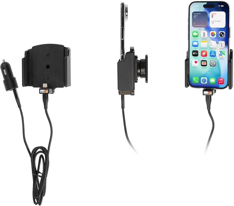 Brodit Aktiv hållare med USB-C-laddning 721457 (iPhone Air) |  | AlltMobil