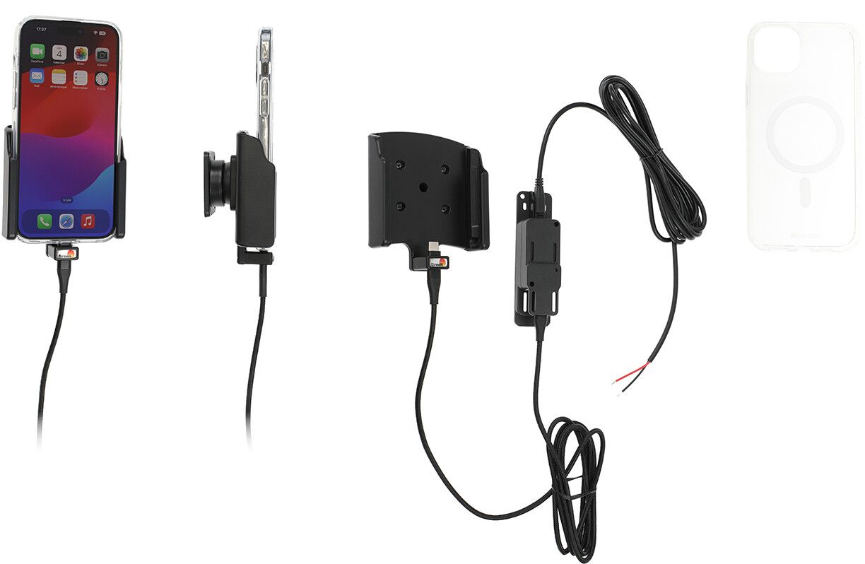 Brodit Aktiv hållare för fast installation + Mobilskal 727395 (iPhone 15 Plus) |  | AlltMobil