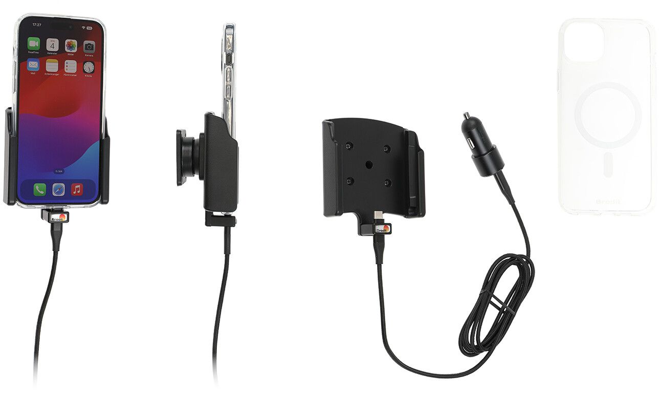 Brodit Aktiv hållare + Mobilskal 721395 (iPhone 15 Plus) |  | AlltMobil