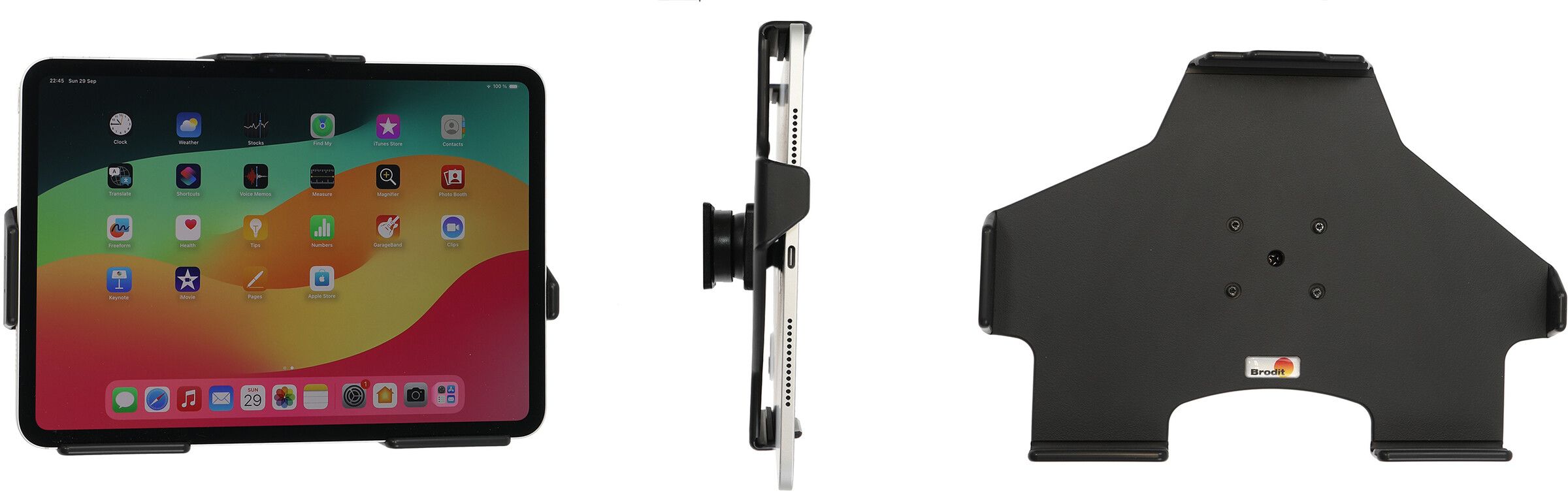 Brodit Passiv hållare med kulled 711409 (iPad Pro 11 (2024-2025)) |  | AlltMobil