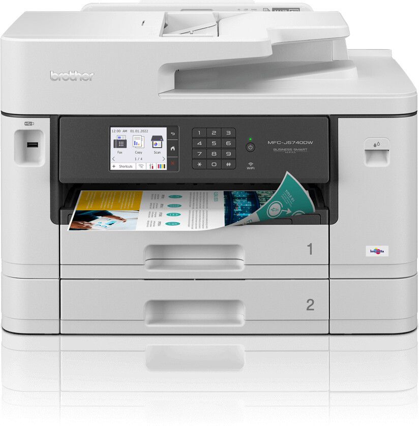 Brother MFC-J5740DW A3 4-in-1 Inkjet Printer | iPhone - Generella tillbehör - Skrivare - Bläckstråleskrivare | AlltMobil