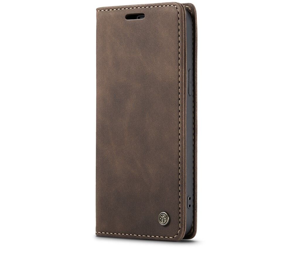 CaseMe Matte Wallet Style (iPhone 16e) - Svart | iPhone - iPhone 16e - Skal & fodral - Läderfodral | AlltMobil