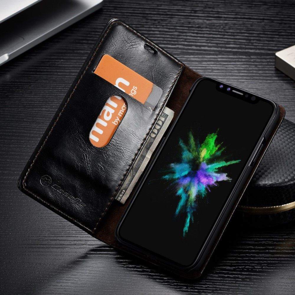 CaseMe Shiny Wallet (iPhone Xs Max) Plånboksfodral läderfodral