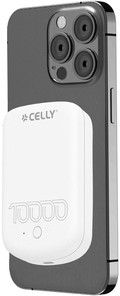Celly 10000mAh MagSafe Powerbank | iPhone - Generella tillbehör - MagSafe - Powerbank | AlltMobil