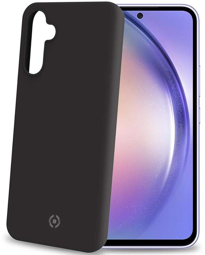 Celly Cromo Soft Rubber Case (Galaxy A54) - Svart | Samsung - Samsung Galaxy A54 - Skal & fodral | AlltMobil