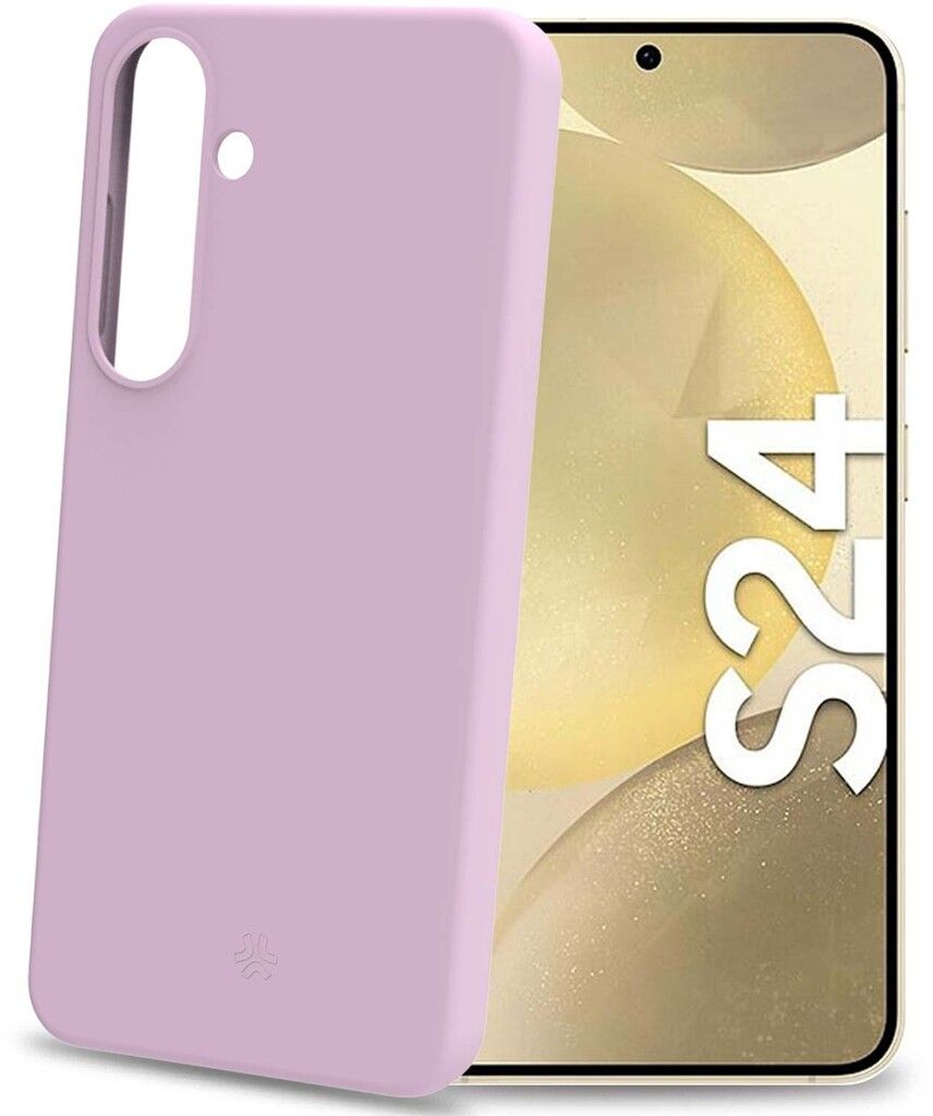 Celly Cromo Soft Rubber Case (Galaxy S24) - Svart | Samsung - Samsung Galaxy S24 - Skal & fodral | AlltMobil