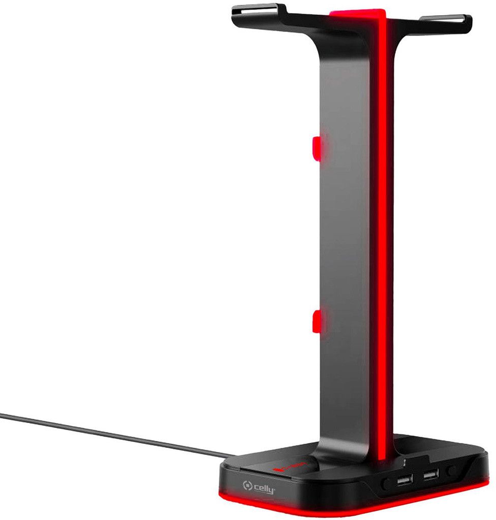 Celly CyberStation - RBG Gaming Headphone Stand
