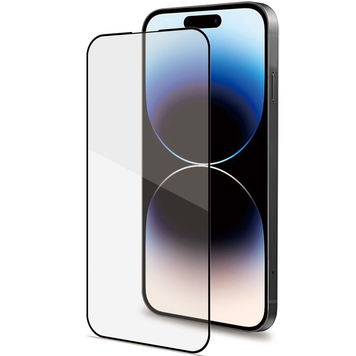Celly Full Glass (iPhone 15 Pro) | iPhone - iPhone 15 Pro - Skärmskydd - Härdat glas | AlltMobil