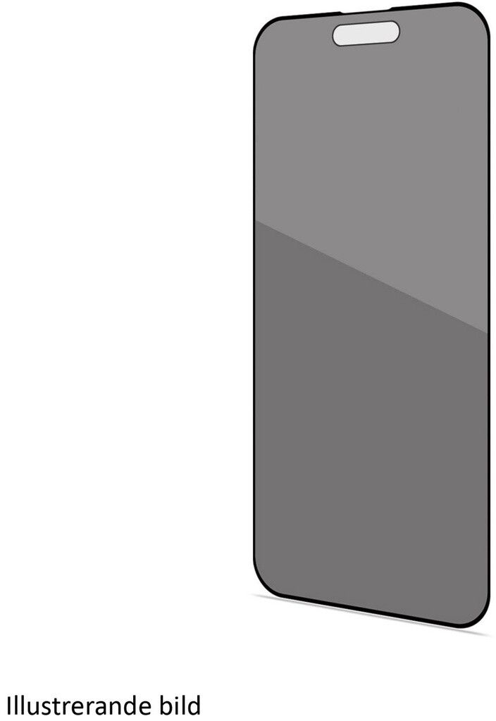 Celly Full Glass Privacy (iPhone 16 Pro/17/17 Pro) | iPhone - iPhone 16 Pro - Skärmskydd - Härdat glas | AlltMobil