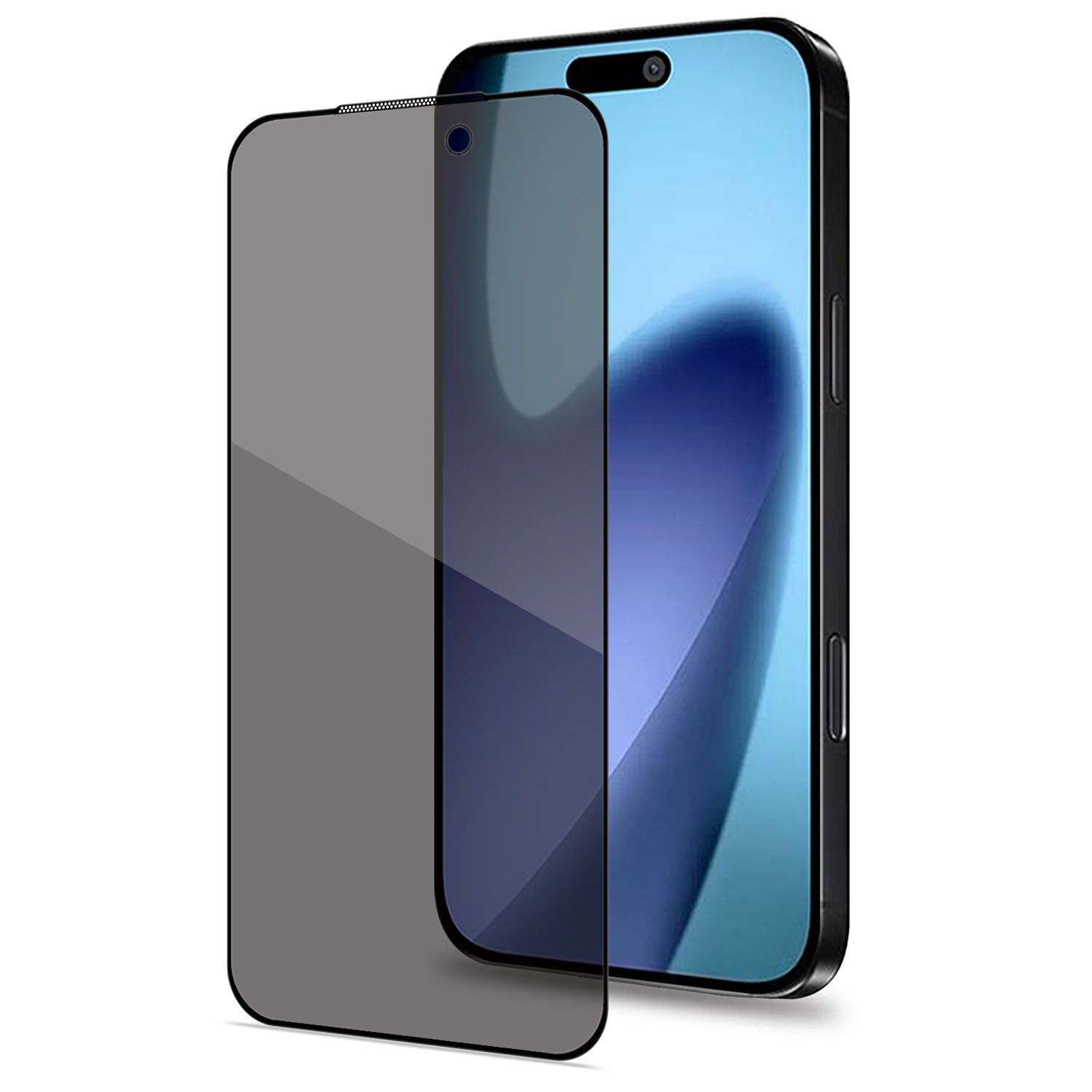 Celly Full Glass Privacy (iPhone Air) | iPhone - iPhone Air - Skärmskydd - Härdat glas | AlltMobil