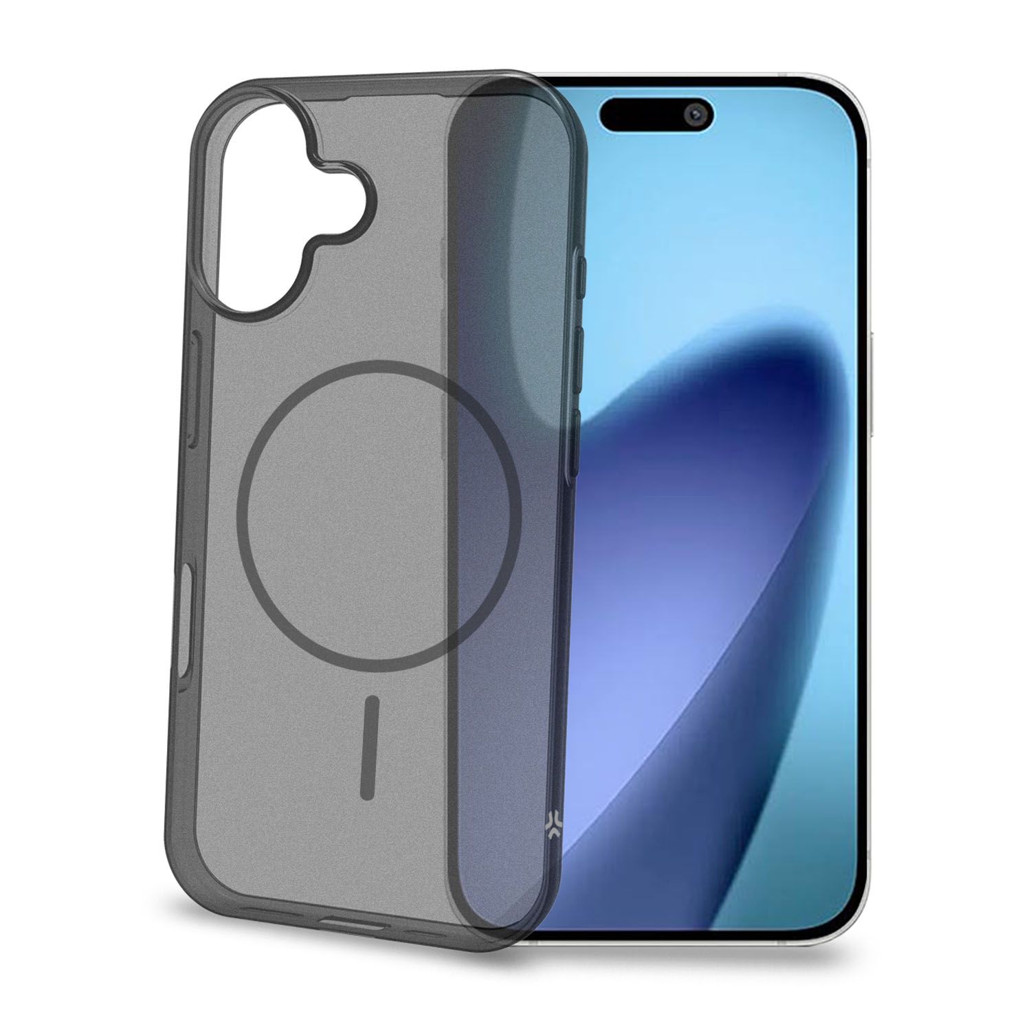 Celly Magsand MagSafe Case (iPhone 17) - Svart | iPhone - iPhone 17 - Skal & fodral - Silikon - TPU | AlltMobil
