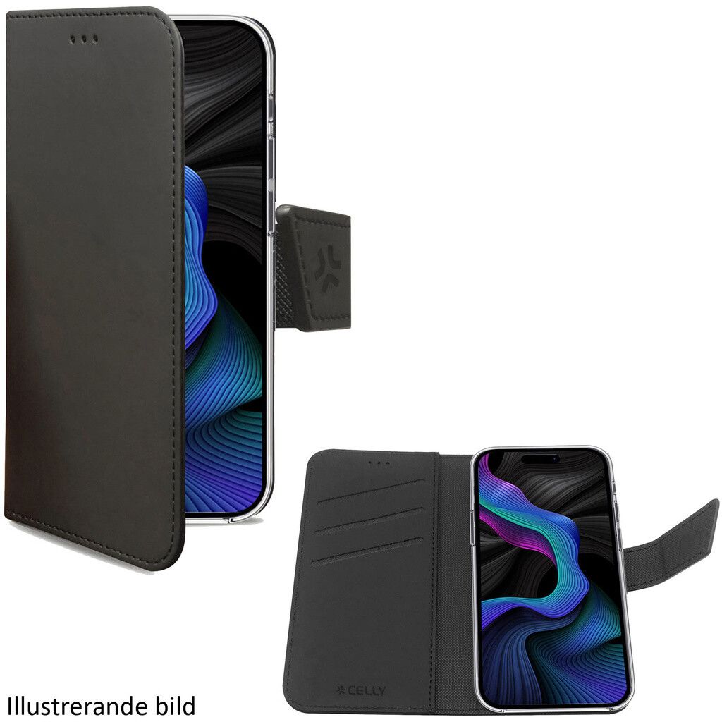 Celly Wallet Case (iPhone 16) | iPhone - iPhone 16 - Skal & fodral - Läderfodral | AlltMobil