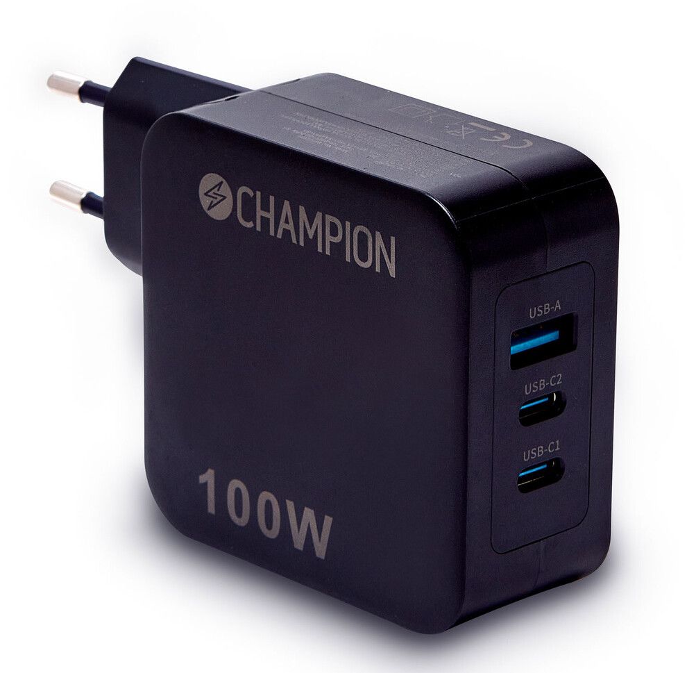 Champion 100W Väggladdare med Power Delivery | Tillbehör - Laddare - Väggladdare - Utan kabel | AlltMobil