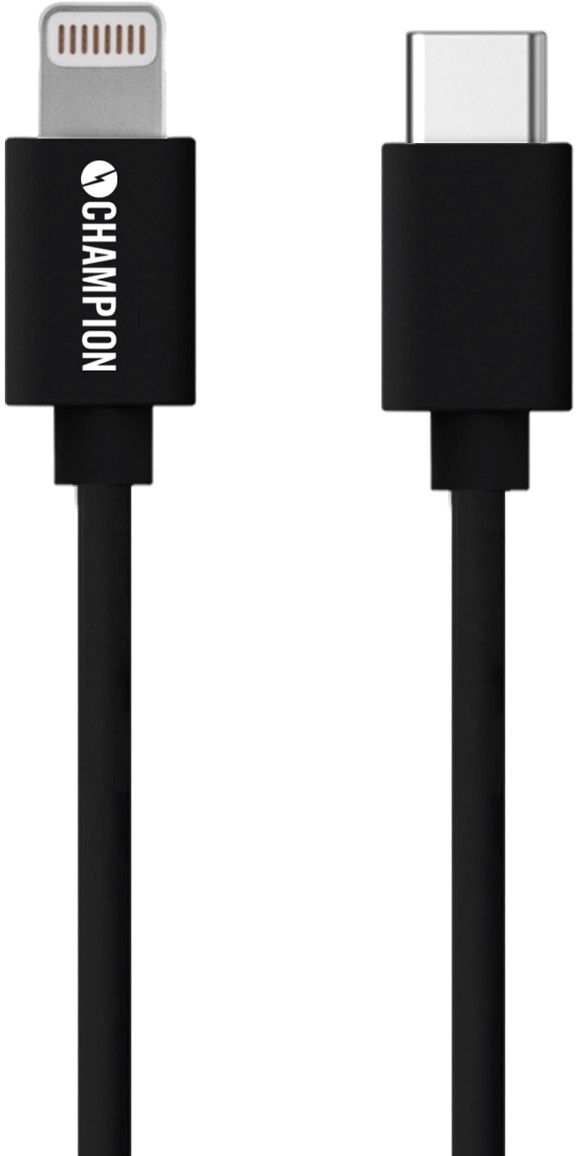 Champion USB-C to Lightning - 1 meter - Svart