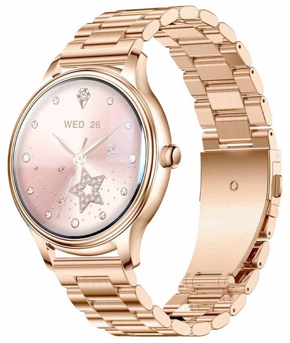 Colmi L28 Smart Watch with Steel Band - Svart | Tillbehör - Smarta klockor & ringar - Smarta klockor | AlltMobil