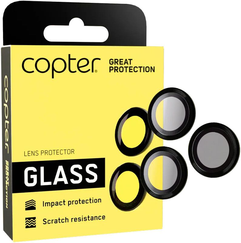 Copter Exoglass Lens Rings (iPhone 17 Pro/17 Pro Max) | iPhone - iPhone 17 Pro - Skal & fodral - Kameraskydd | AlltMobil