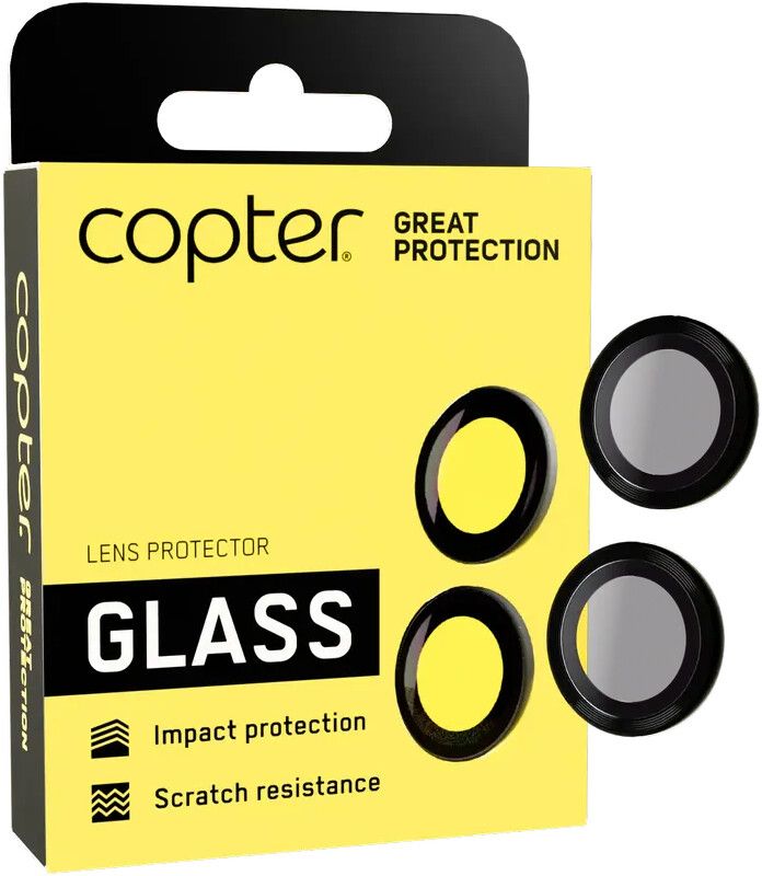 Copter Exoglass Lens Rings (iPhone 17) | iPhone - iPhone 17 - Skal & fodral - Kameraskydd | AlltMobil