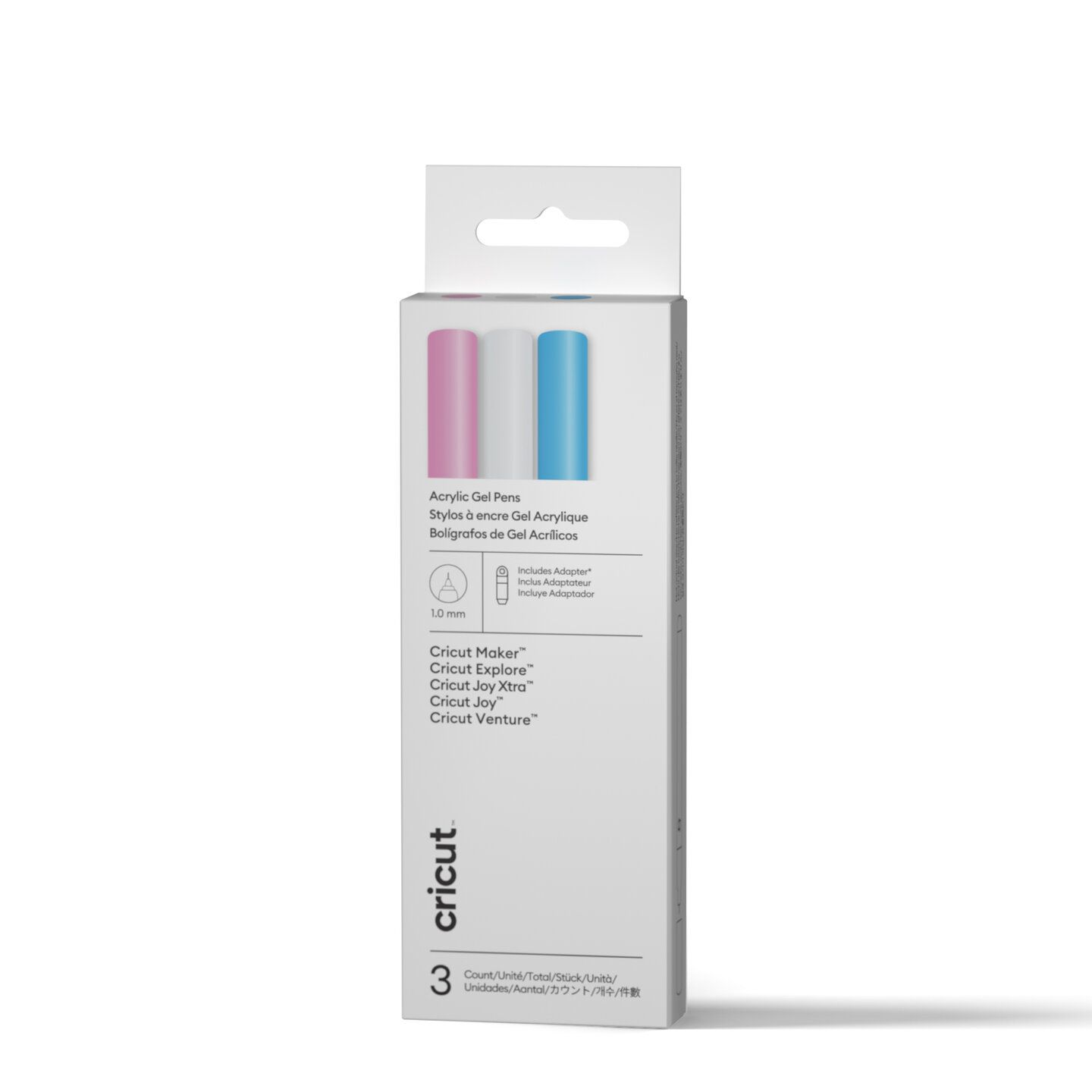 Cricut Acrylic Gel Pens 1.0 mm 3-pack | Tillbehör - Cricut & tillbehör - Förbrukningsmaterial - Till Cricut Explore 3 - 4 - Pennor | AlltMobil
