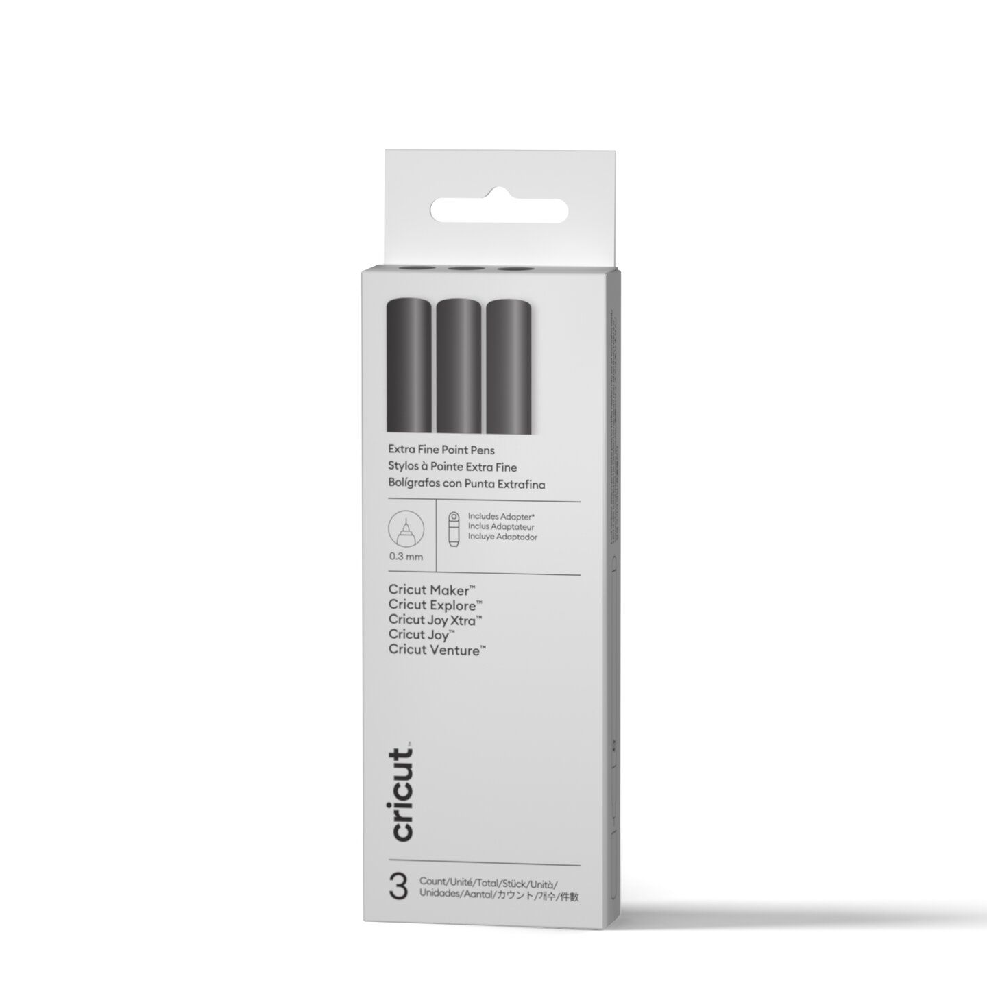 Cricut Extra Fine Point Pen Set 3-pack | Tillbehör - Cricut & tillbehör - Förbrukningsmaterial - Till Cricut Explore 3 - 4 - Pennor | AlltMobil