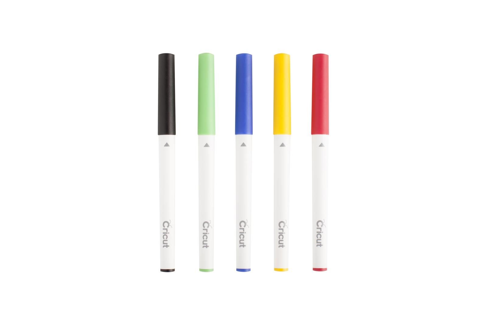 Cricut Fine Point Pen Set 5-pack | Tillbehör - Cricut & tillbehör - Förbrukningsmaterial - Till Cricut Explore 3 - 4 - Pennor | AlltMobil