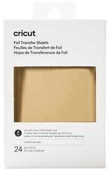 Cricut Foil Transfer Sheets 10 x 15 cm 24-pack - Guld