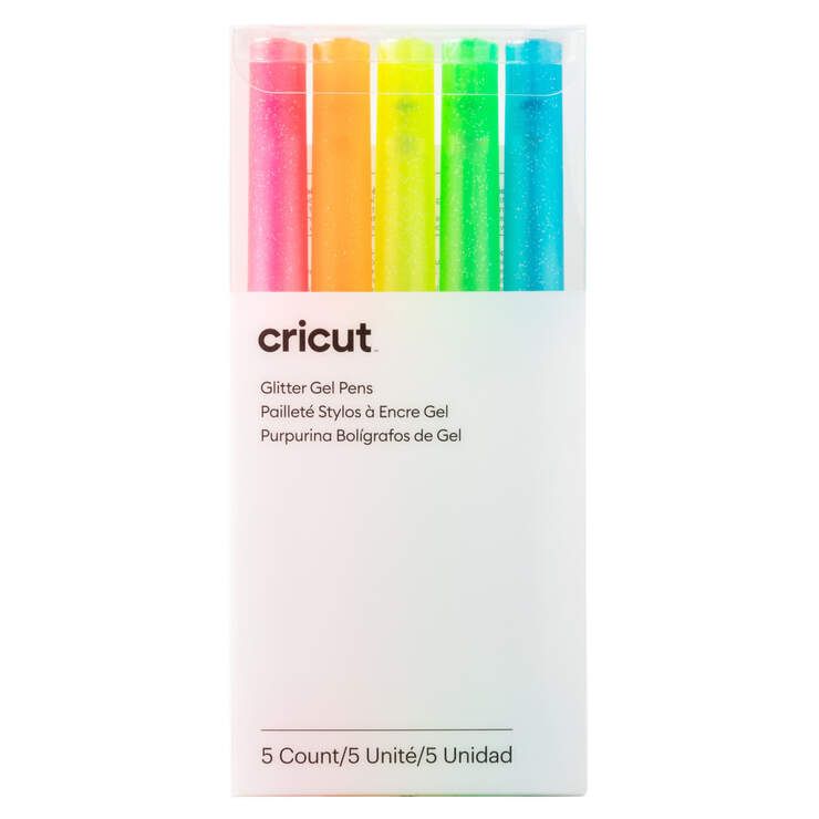 Cricut Glitter Gel Pens 0,8mm 5-pack