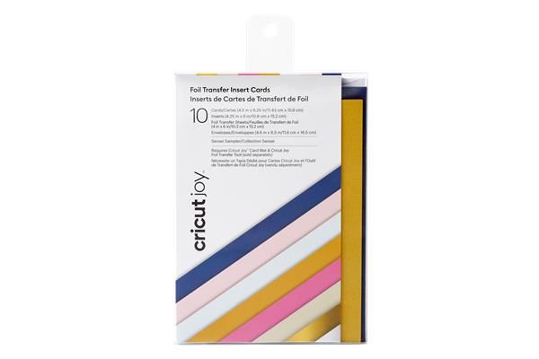 Cricut Joy Foil Transfer Insert A6 Cards 10-pack