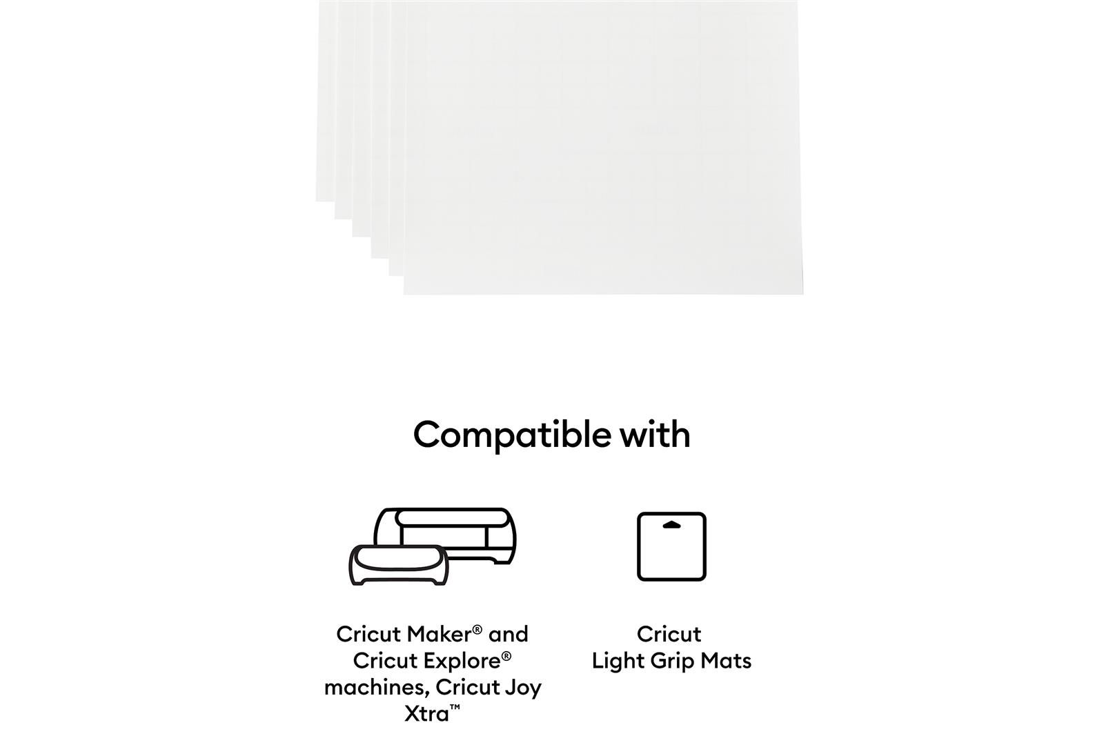 Cricut Joy Xtra Printable Vinyl A4 12-pack - Transparent | Tillbehör - Cricut & tillbehör - Förbrukningsmaterial - Till Cricut Explore 3 - 4 | AlltMobil