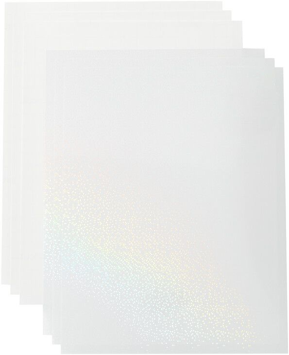 Cricut Joy Xtra Printable Waterproof Holographic Sticker Set A4 5pack