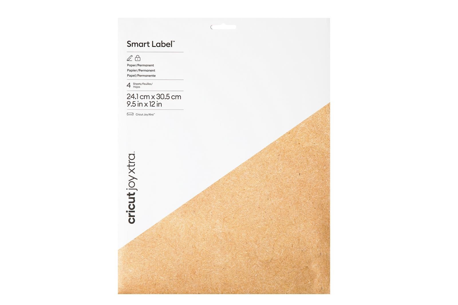 Cricut Joy Xtra Smart Label Paper Permanent 4-pack | Tillbehör - Cricut & tillbehör - Förbrukningsmaterial - Till Cricut Joy Xtra | AlltMobil