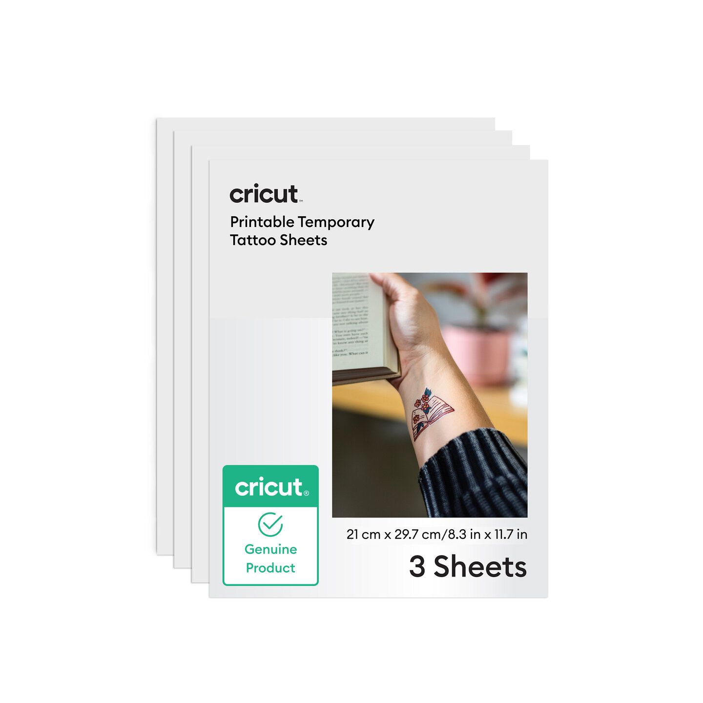 Cricut Printable Temporary Tattoo Sheets | Tillbehör - Cricut & tillbehör - Förbrukningsmaterial - Till Cricut Explore 3 - 4 - Övriga | AlltMobil