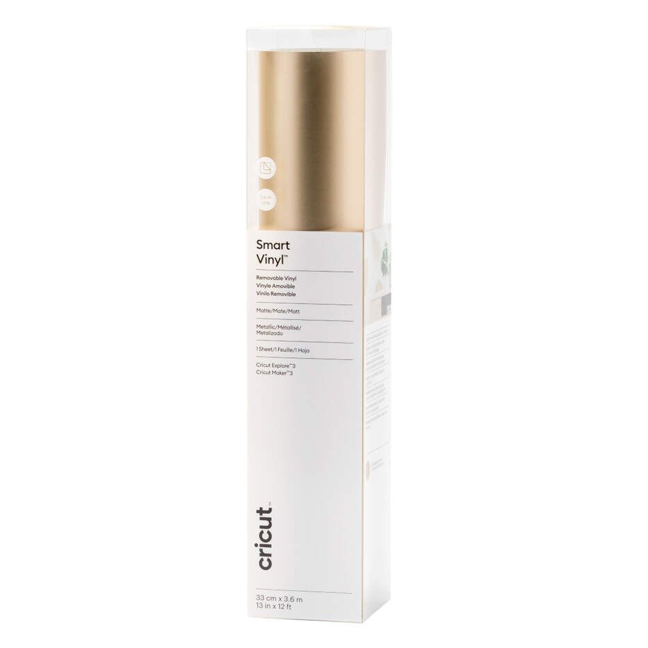 Cricut Smart Vinyl Removable Matte Metallic 33 x 366 cm - Champagne