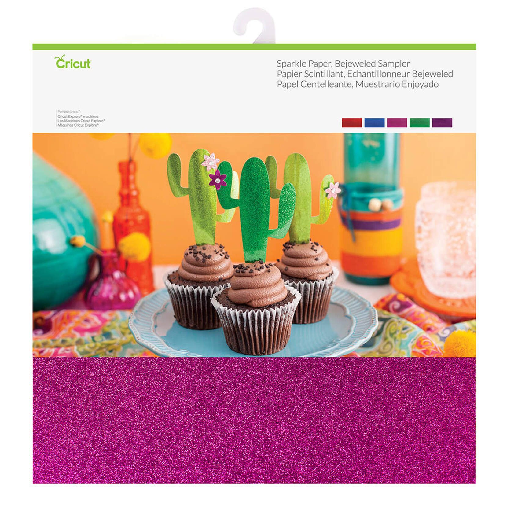 Cricut Sparkle Paper 30 x 30cm 10-pack Sampler