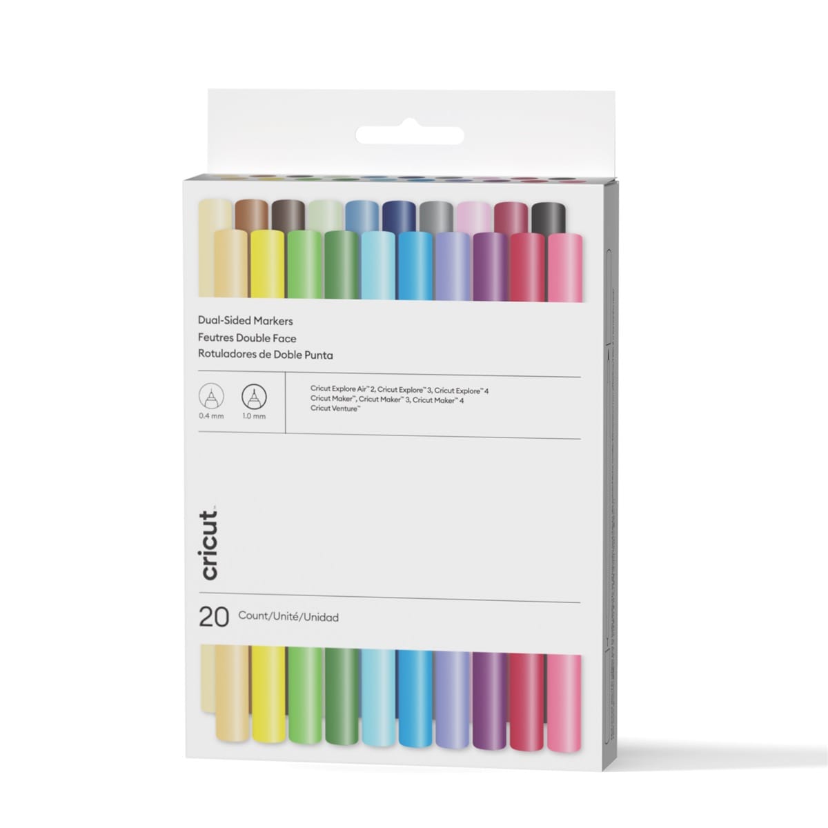 Cricut Ultimate Dual Sided Marker Set 20-pack | Tillbehör - Cricut & tillbehör - Förbrukningsmaterial - Till Cricut Explore 3 - 4 - Pennor | AlltMobil