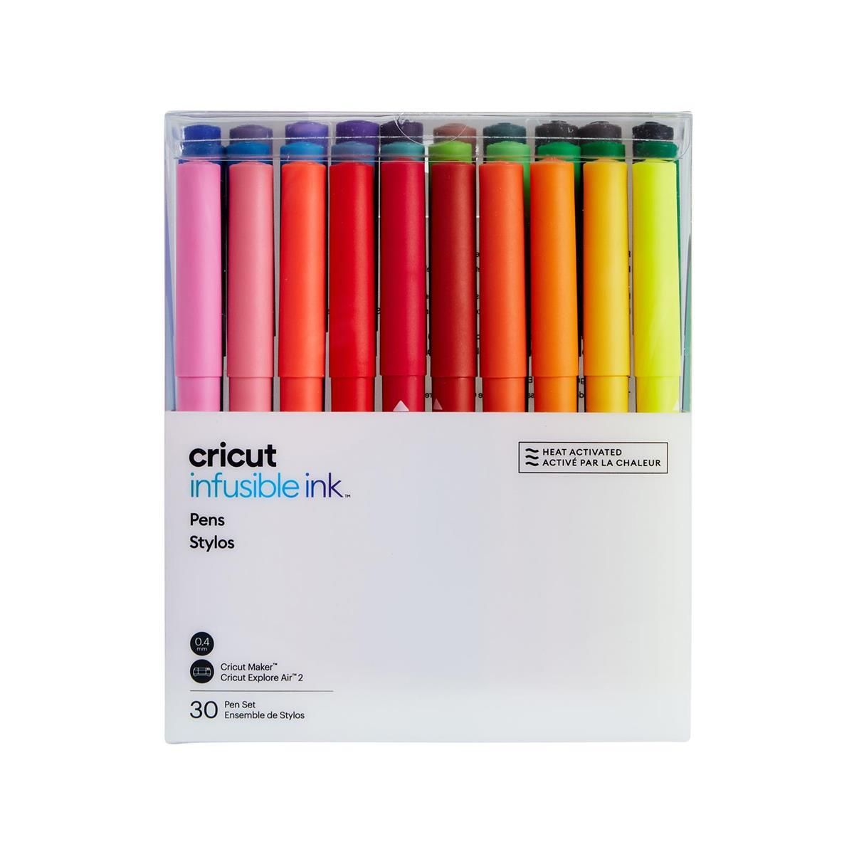 Cricut Infusible Ink Pen Set 0.4mm 30-pack | Tillbehör - Cricut & tillbehör - Förbrukningsmaterial - Till Cricut Explore 3 - 4 - Pennor | AlltMobil