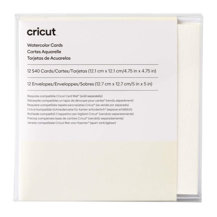 Cricut Watercolor Cards S40 12-pack