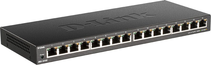 D-Link 16-Portars Gigabit Omanagerad Switch | Mac - Generella Mac-tillbehör - Nätverk - Routrar & switchar | AlltMobil