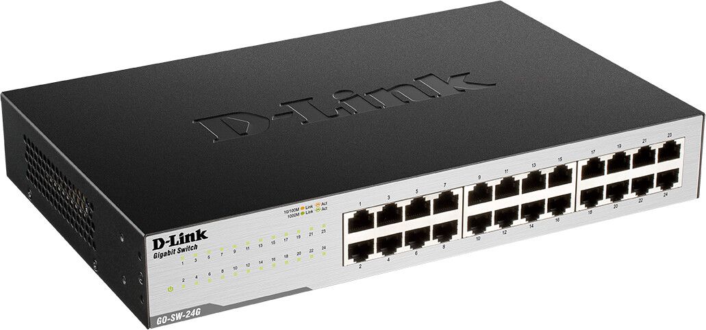 D-Link 24-Port Gigabit Easy Desktop Switch | Mac - Generella Mac-tillbehör - Nätverk - Routrar & switchar | AlltMobil