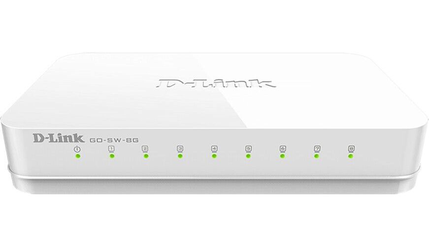 D-Link 8-Port Gigabit Easy Unmanaged Desktop Switch