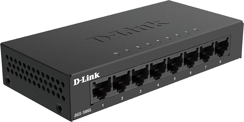 D-Link 8-port Gigabit Unmanaged Ethernet Switch | Mac - Generella Mac-tillbehör - Nätverk - Routrar & switchar | AlltMobil