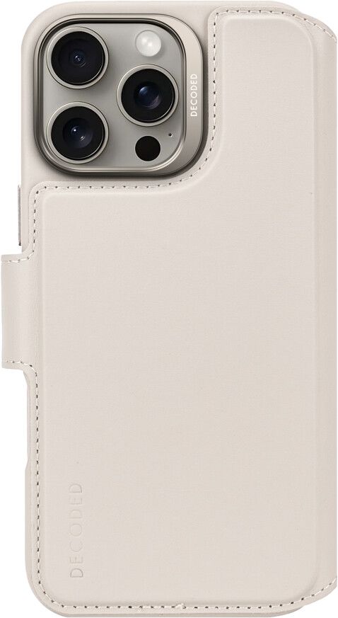 Decoded Detachable Wallet (iPhone 16 Pro Max) - Svart | iPhone - iPhone 16 Pro Max - Skal & fodral - Läderfodral | AlltMobil