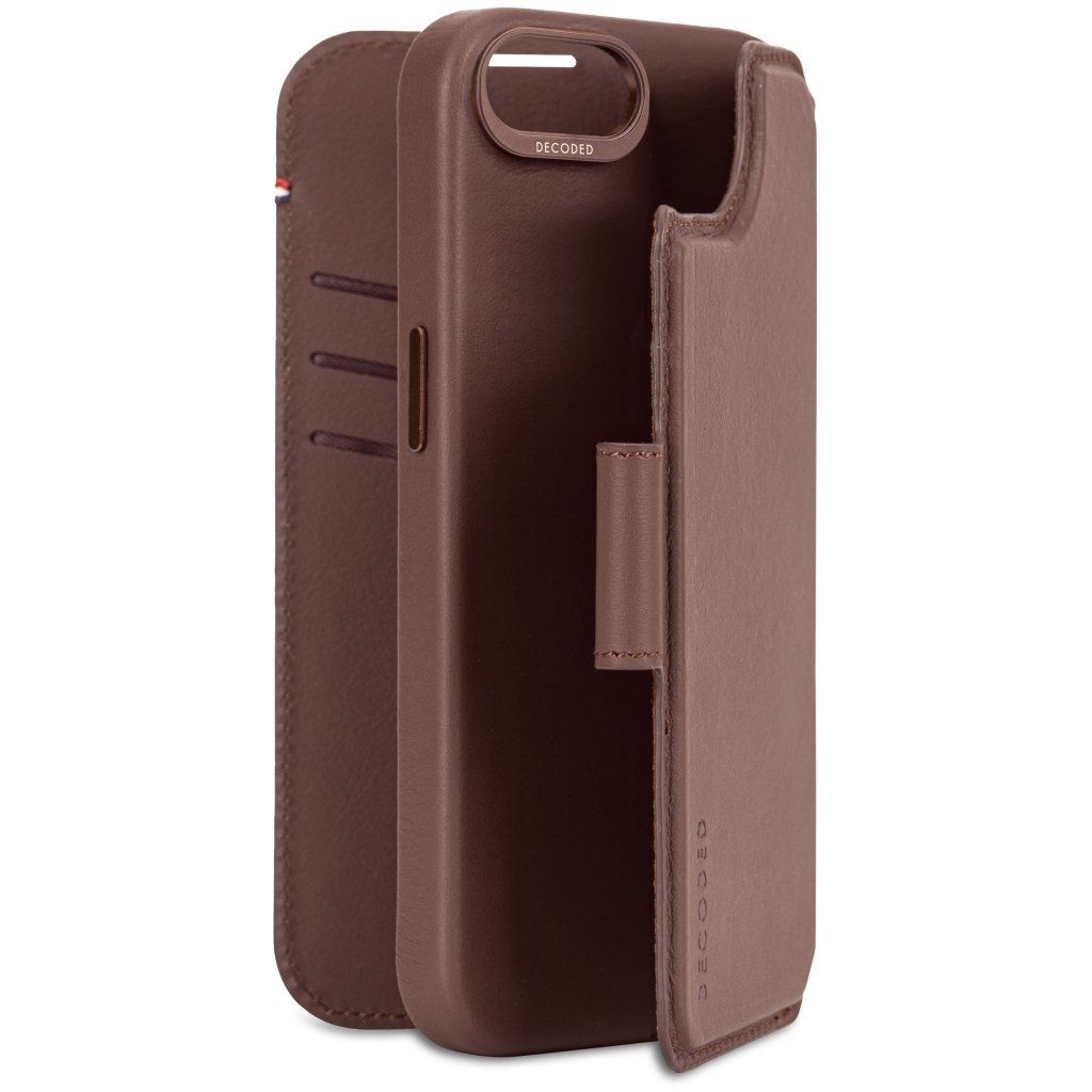 Decoded Detachable Wallet (iPhone 16e) - Svart | iPhone - iPhone 16e - Skal & fodral - Läderfodral | AlltMobil