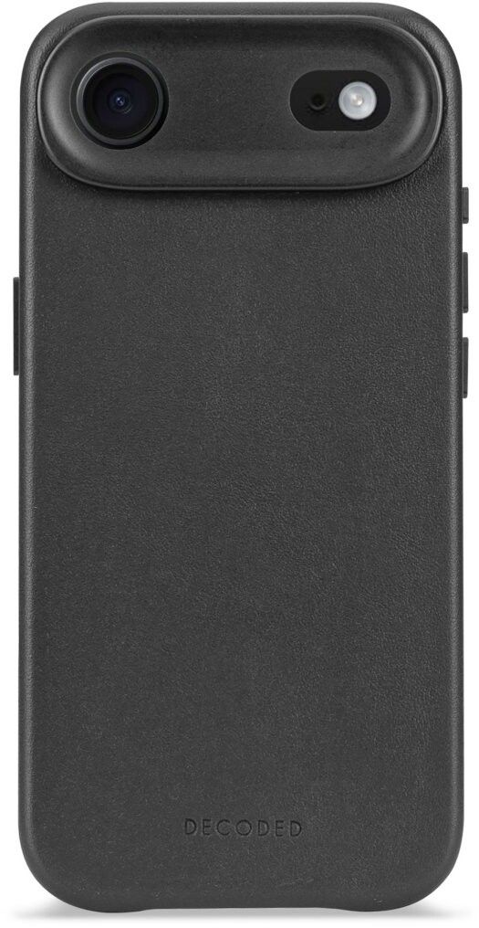 Decoded Leather Back Cover MagSafe (iPhone Air) - Svart | iPhone - iPhone Air - Skal & fodral - Hårda skal | AlltMobil