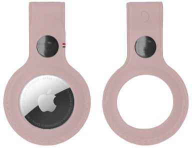 Decoded Leather Keychain