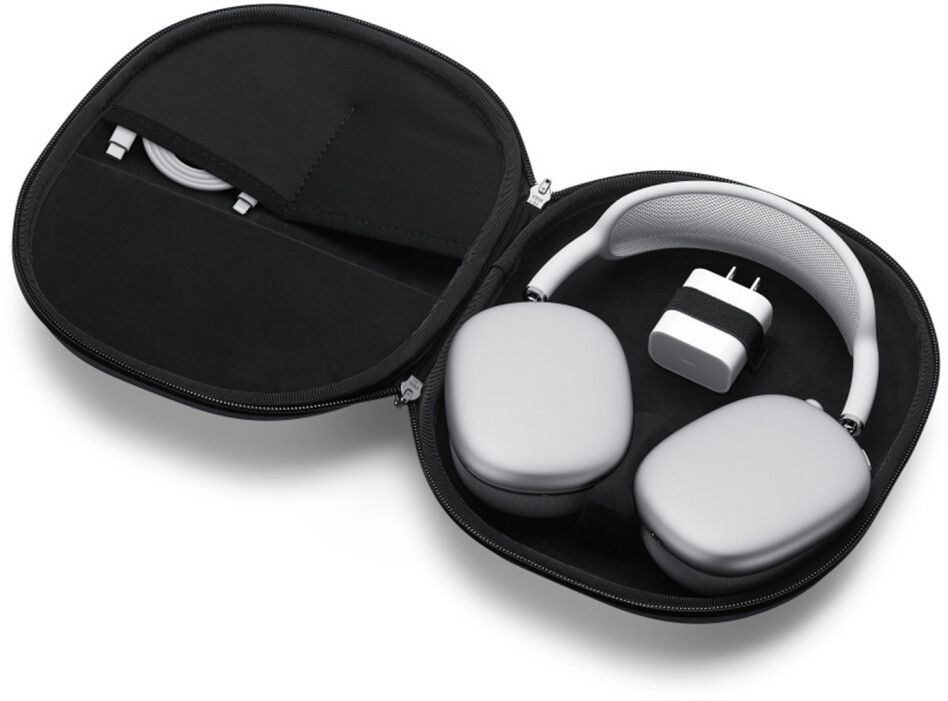 Decoded Textured Silicone Travel Case (AirPods Max) - Svart | AirPods - AirPods Max - Fodral | AlltMobil